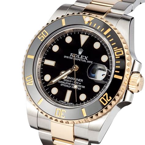 Rolex submariner gold steel